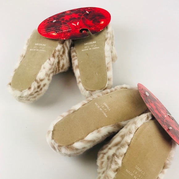 Plush Leopard Print Slipper - Picture 5 of 5
